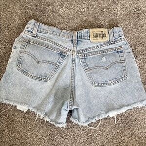 Levi's Light Blue Jean Shorts